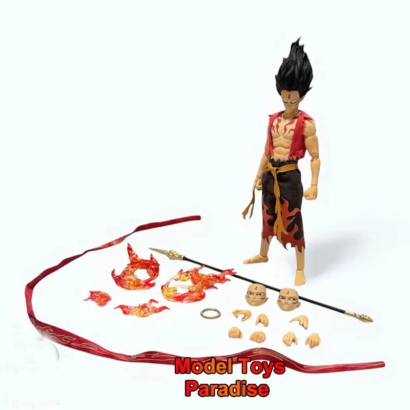 

1/12 Collectible Toys Nezha Magic Boy Version Men Soldier Full Set Action Figure Model Gifts