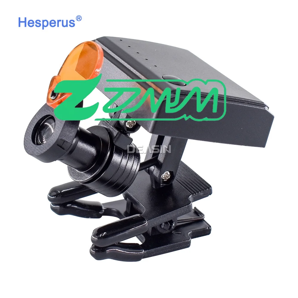 

Plastic 5W Wireless den tal Led Headlight with Optical Filter Electric Power Source for Surgical Loupes
