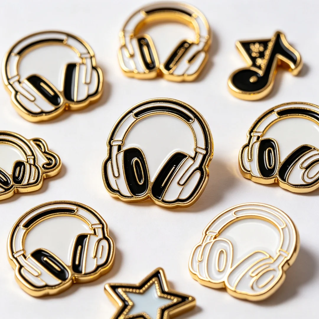Custom Badge 3D Initial Letter Metal Lapel Pin Gold Silver Alphabet Custom Name Monogram Clothing Decor Gift - Detail 1