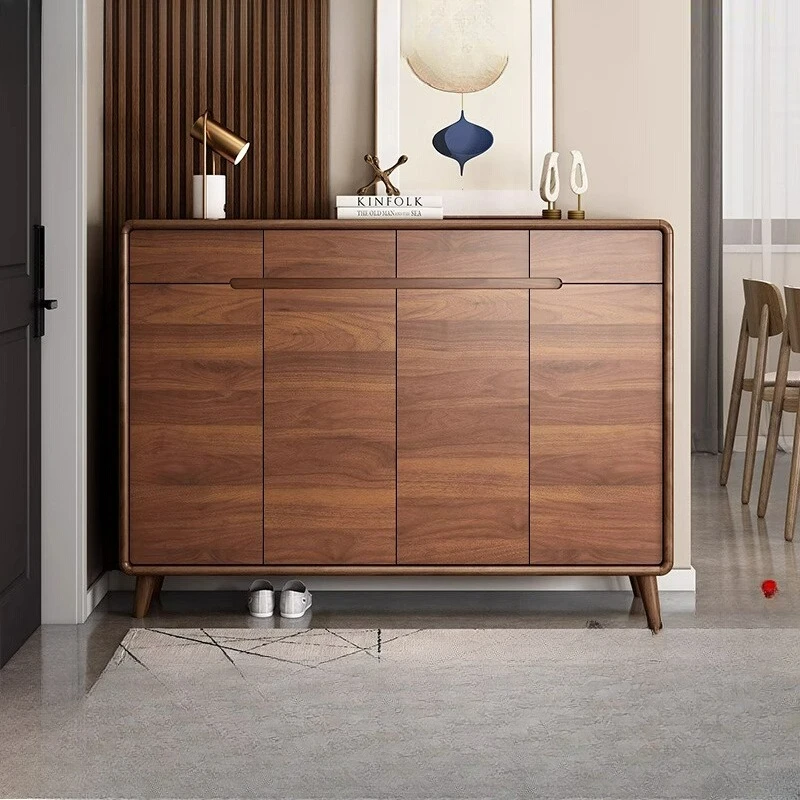 

Shoe cabinet storage cabinet integrated against the wall large capacity home locker new simple