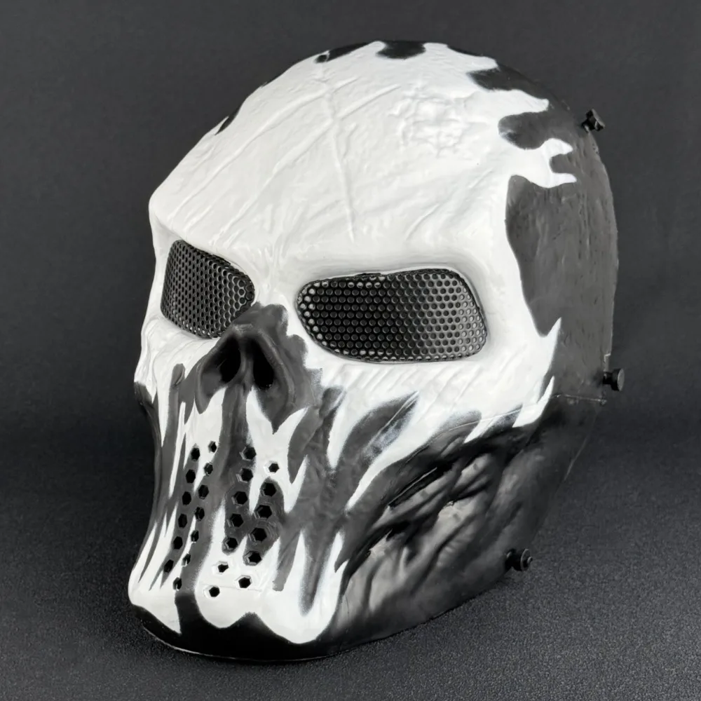 

Новый шлем с черепом, военная тактическая защитная маска для Хэллоуина, косплея ​