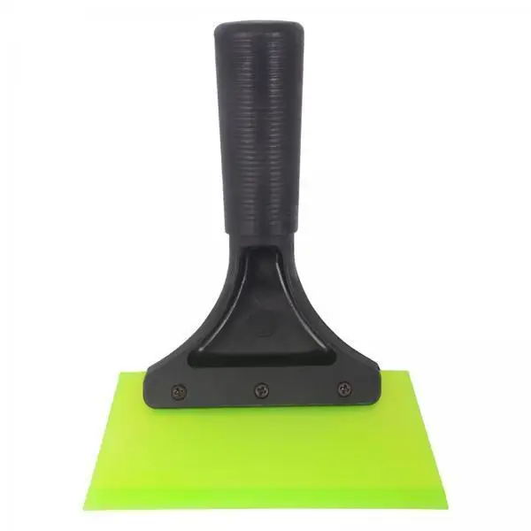 Window Squeegee Rubber Blade Water Wiper Scratch Free Handheld Scraper for Bathroom Tile Mirror and for Car Windshield Deicer