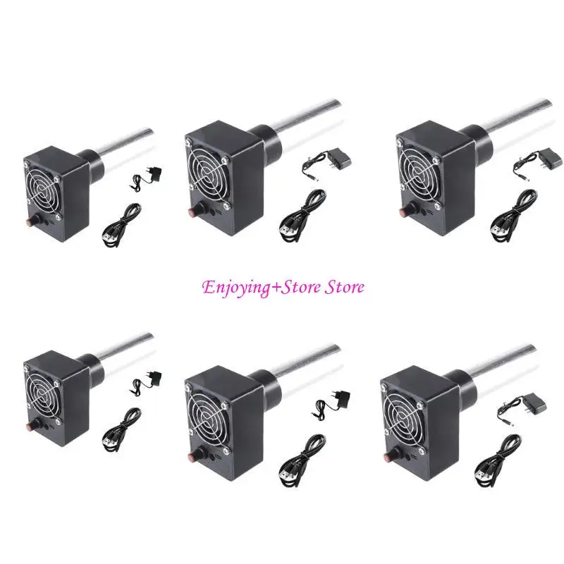 

G6DA 12V Blower Electric Portable Blower Grill Starter Flame Exciter Campfire Cooking Tool For Bbq Outdoor