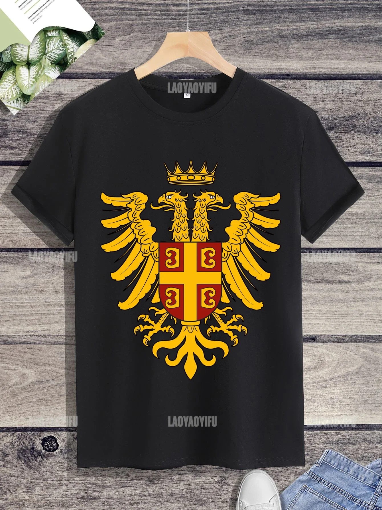 Ancient Classical Roman History Carthago Delenda Est Latin Quote Tee Men Short Sleeve SPQR T Shirt Imperial Golden Eagle T-shirt