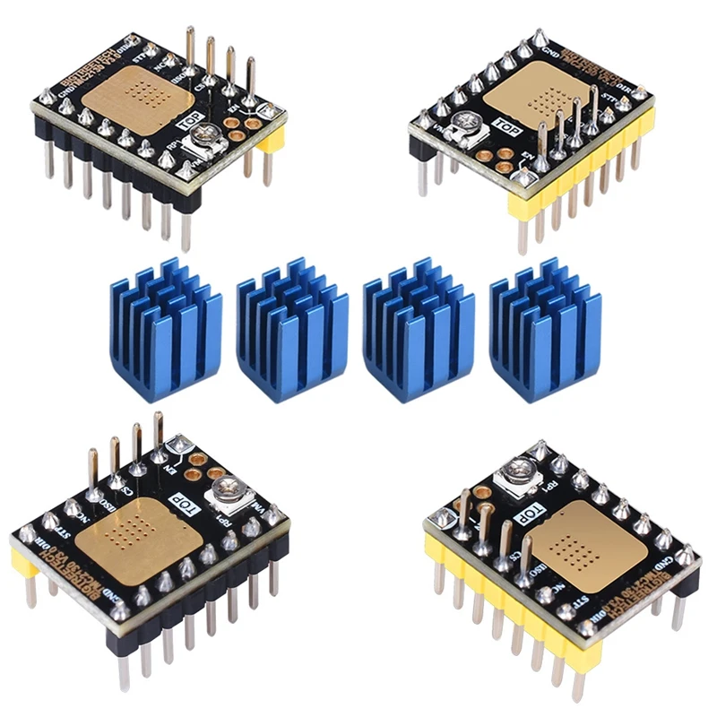 BIGTREETECH 5PCS TMC2130 V3.0 SPI Stepper Motor Driver 3D Printer Parts A4988 For SKR V1.4 V1.3 Board MKS