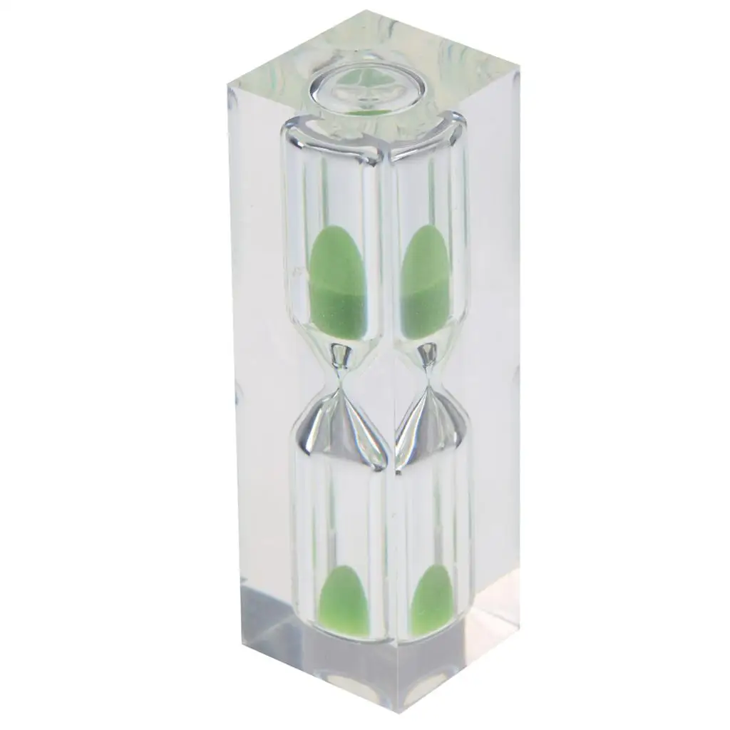 4-6pack 3 Minutes Clear Acrylic Hourglass Sandglass Sand Timer Kitchen Clock