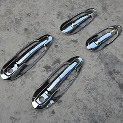 High-quality ABS Chrome Interior Door Handle Cover For Hyundai Sonata 2003 2004 2005 2006 2007 2008 2009 2010 Car-styling