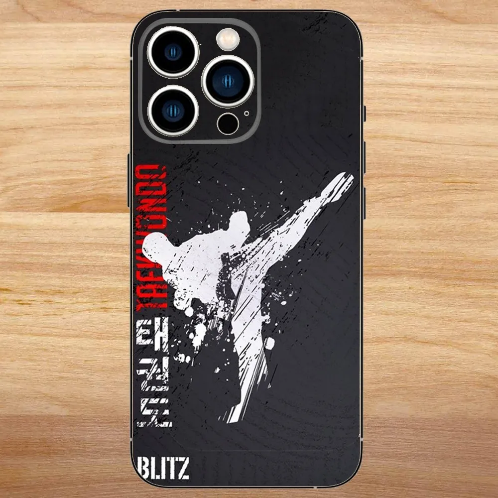 Oyama Kyokushin Karate Phone Case For iPhone15,14,13,12,11,Pro,Max,Plus,Mini,X,XS,XR,8,7,6,S,Plus,SE Soft Black Case