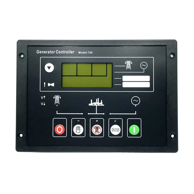 ABJO-3X DSE720 Auto Start Generator Controller Module Generator Control Panel Alternator Protecting Control Board Genset