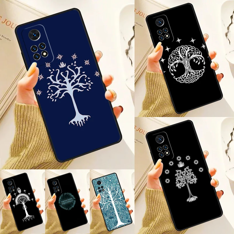 White Tree Of Gondor Case For Samsung Galaxy S24 Plus S23 S20 S21FE Lite S22 Ultra Note 20 S8 S9 S10 Phone Coque