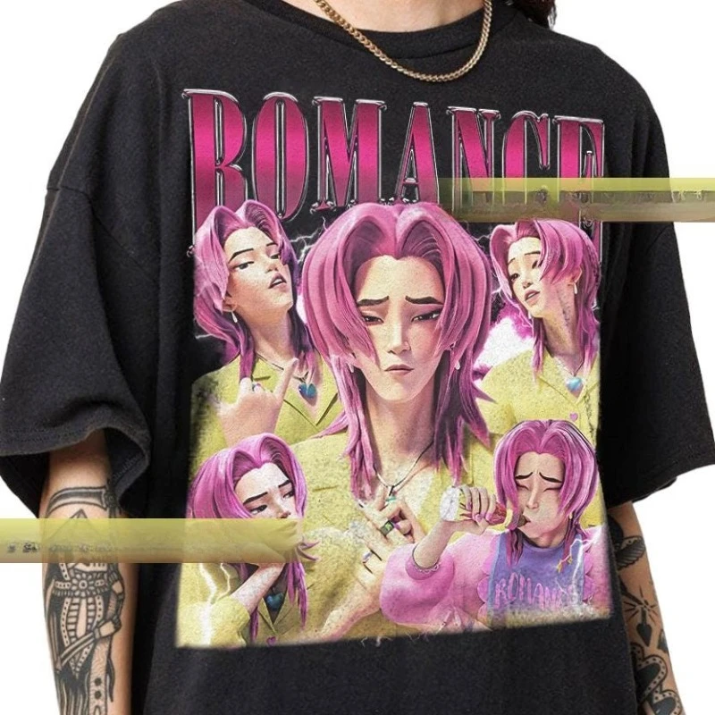 

European AmericanLimited Romance Saja Boys Kpop Demon Hunters Shirt, Vintage T-Shirt, Gift for Women and Man Unisex T-Shirt