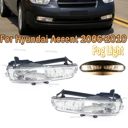 Fendinebbia per auto paraurti anteriore luce di segnalazione adatta per Hyundai Accent 2006 2007 2008 2009 2010 gruppo fendinebbia per fendinebbia per auto