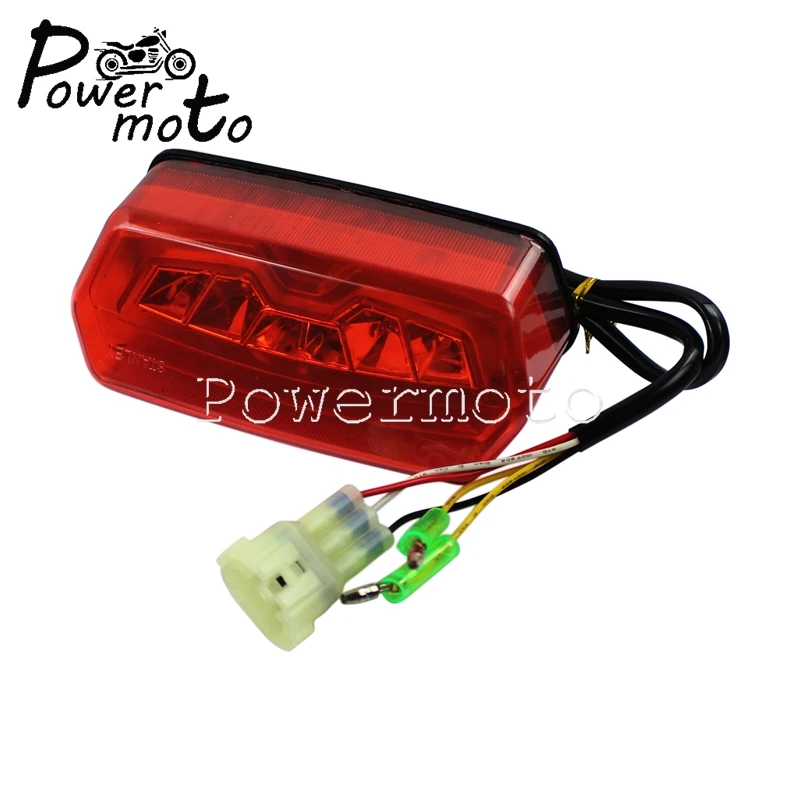 For Honda CB650F CBR650F 2014-2015 CTX700N 2013-2015 MSX Grom 125 2013-2016 Motorbike Red Integrated LED Turn Signals Tail Light