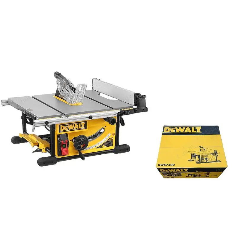 Imagem -02 - Máquina de Corte de Madeira Portátil Dw745 Dwe7492 Household Small Table Saw Ten Polegada Sliding Table Saw Máquina de Corte de Madeira