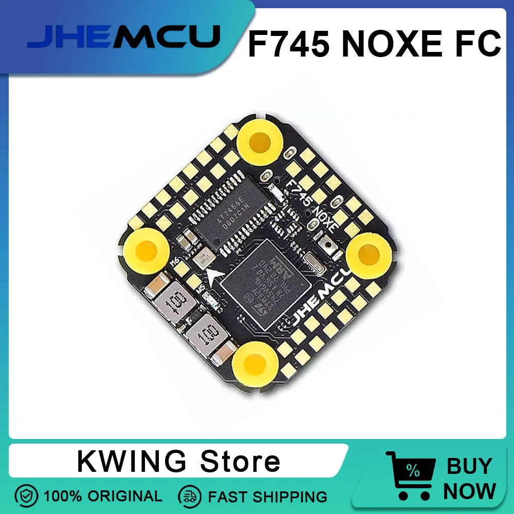 

JHEMCU F745 Mini Flight Controller F745 NOXE-ICM FC AM32 60A 4in1 3-6S ESC Suitable For F745 MINI Stack For RC FPV Drone Parts