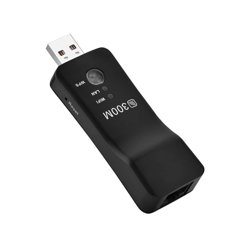 

Universal 300Mbps 300Mpbs USB Wireless Wifi Smart TV Network Adapter Ethernet Network Repeater