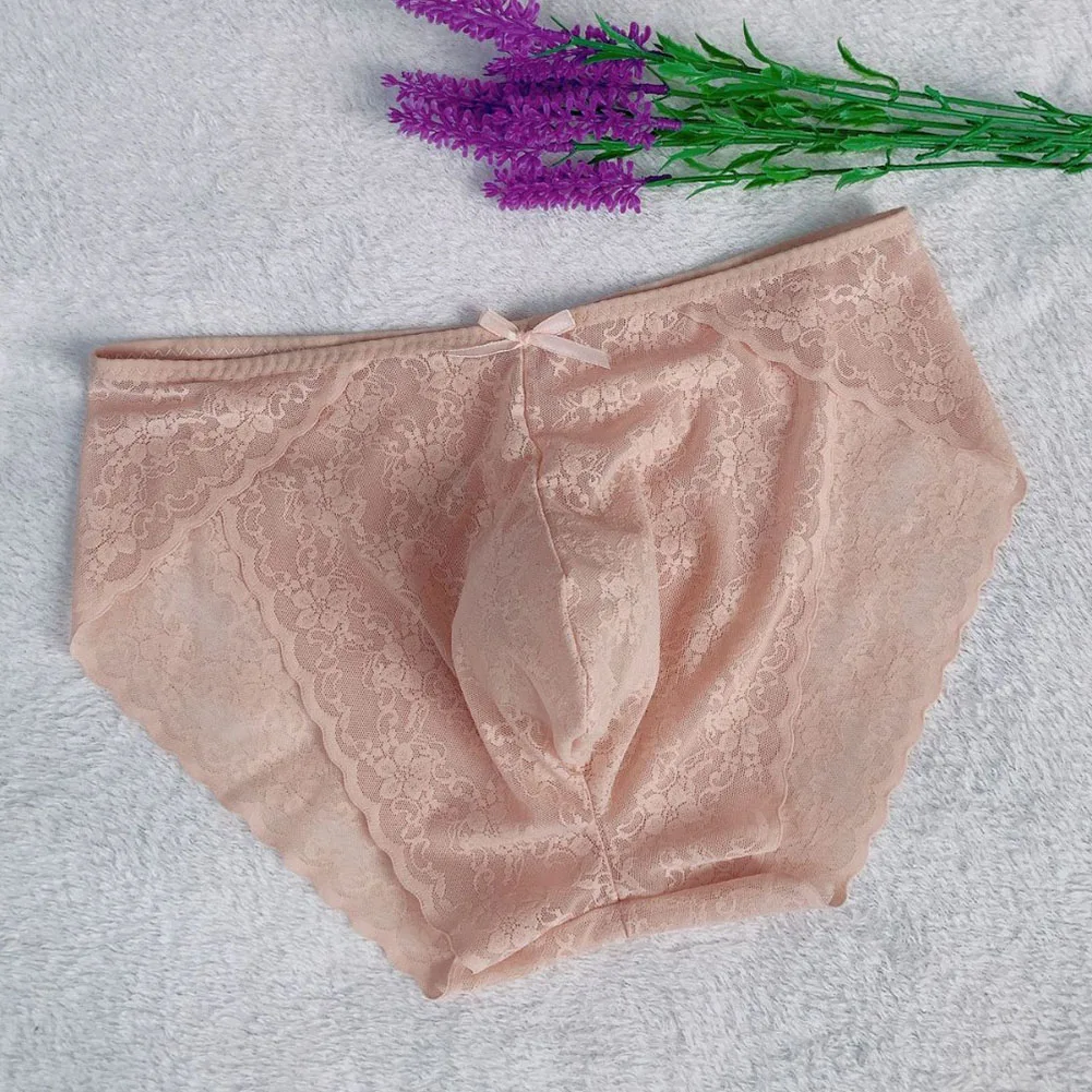 Breathable Lingerie Bulge Pouch Underpants Breathable Mesh Bulge Pouch Briefs Pouch Lightweight Fabric Classic Style