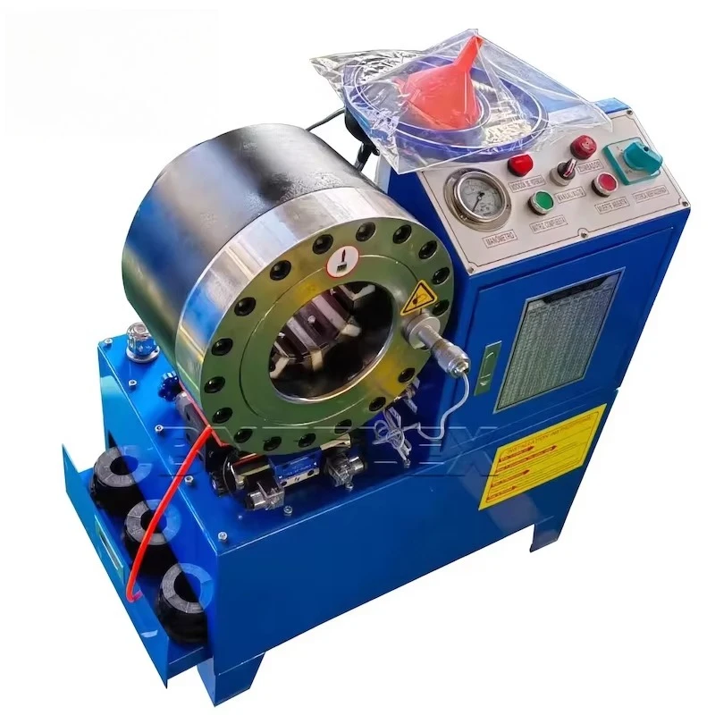 

CE Certified Sea By Hydraulic Hose Crimping Machine 10 Sets Dies 220/380V 1/4\" 2\" 4SH/SP Rubber HZ-68