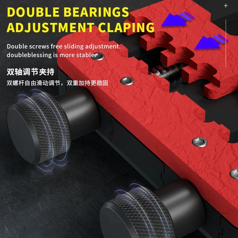 ช่าง MR6 Air แบริ่งคู่ซ่อมติดตั้งบอร์ด PCB บัดกรีเมนบอร์ดชิปลบกาวการบํารุงรักษาโทรศัพท์ CLAMP