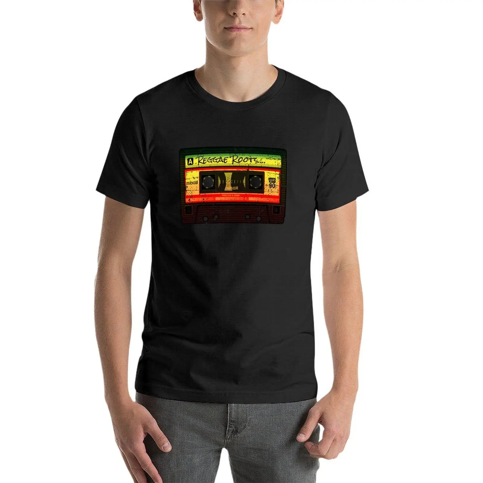 Reggae Roots Jamaica Rasta Reggae T-Shirt vintage heavyweights designer t shirt men