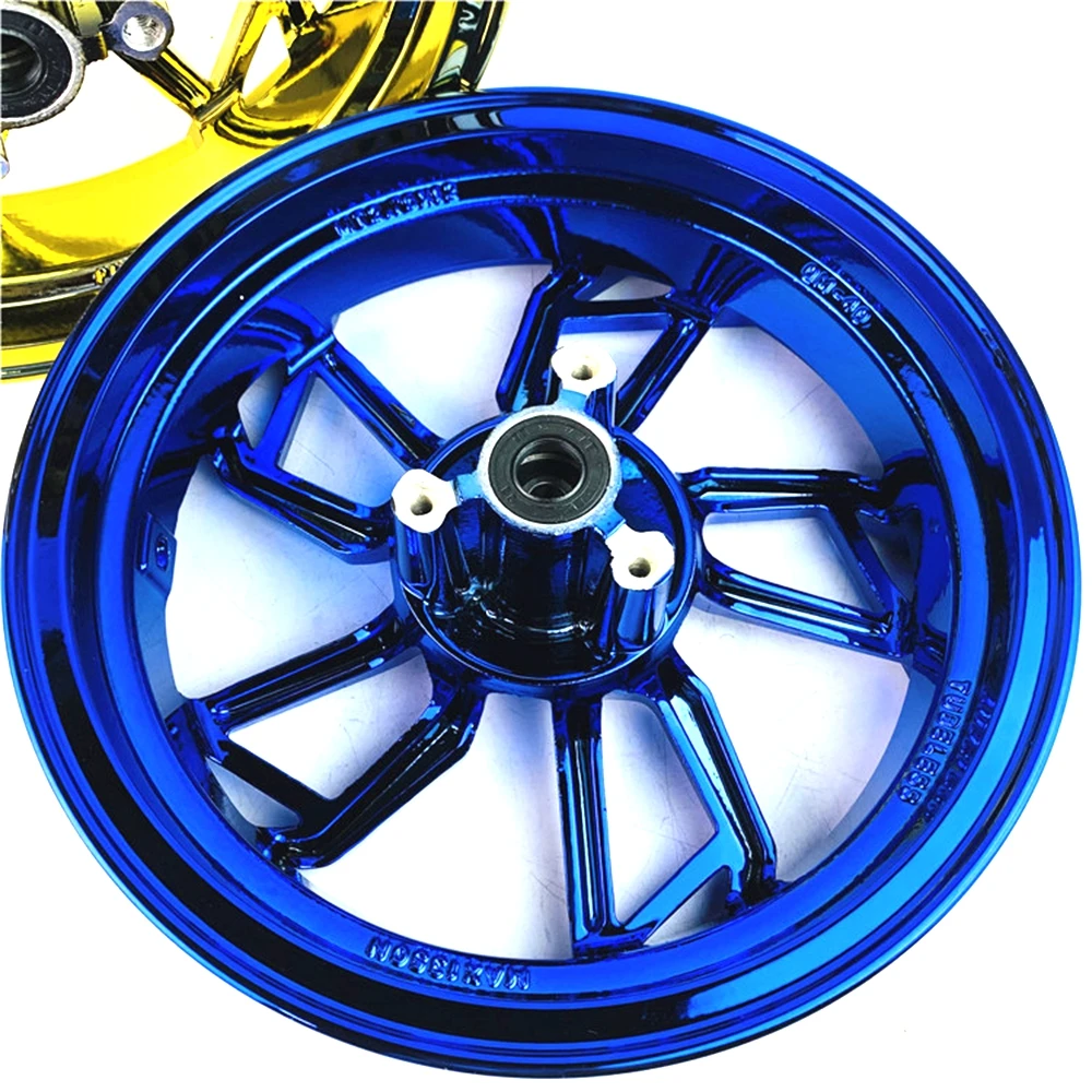 Motorcycle Modify Front Wheel Rims CNC Aluminum 12x2.75in Y Wheel Hub Vacuum Universal For Yamaha Scooter BWS RSZ M3 M5 Niu etc