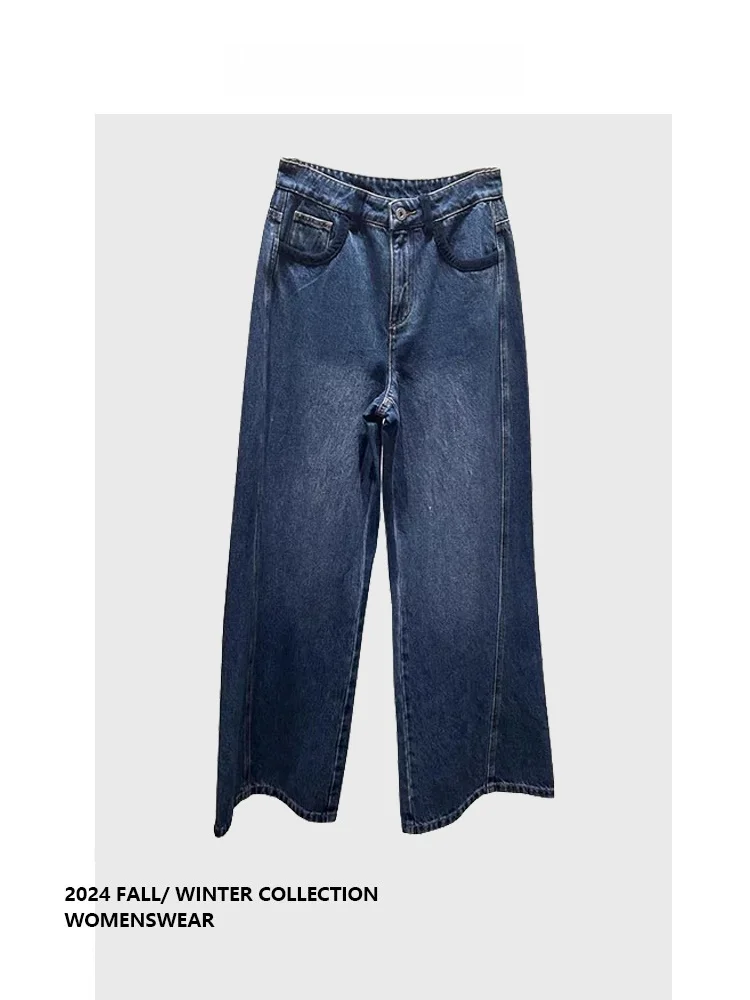 

Джинсы Forever 2 Vintage свободного кроя прямого кроя для женщин, цвет «Цветущая вишня», повседневные брюки, весна 2025, большие размеры, для полных женщин