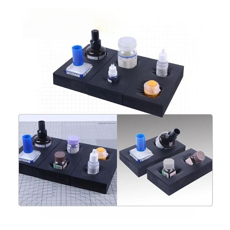 

Противоскользящий органайзер для цемента Craft Station с двумя отделениями, держатель для бутылок с краской EVA 15UB