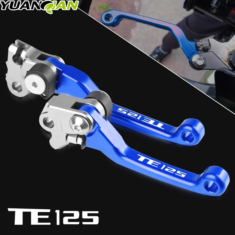 

For HUSQVARNA TE125 TE 125 TE-125 2014 2015 2016 CNC Motorcycle Pivot Foldable Brake Clutch Lever Dirt Bike Motocross Aluminum