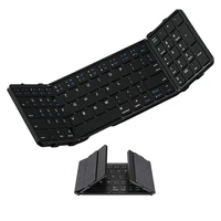 Teclado Bluetooth plegable con teclado numérico, teclado plegable inalámbrico de tamaño completo, teclado de viaje portátil recargable