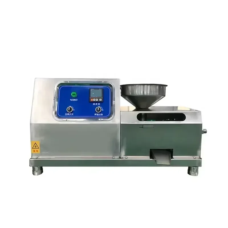 Oil Press Machine Sunflower Peanut Oil Press Combined Automatic Screw Oil Making Press Machine for Small Business