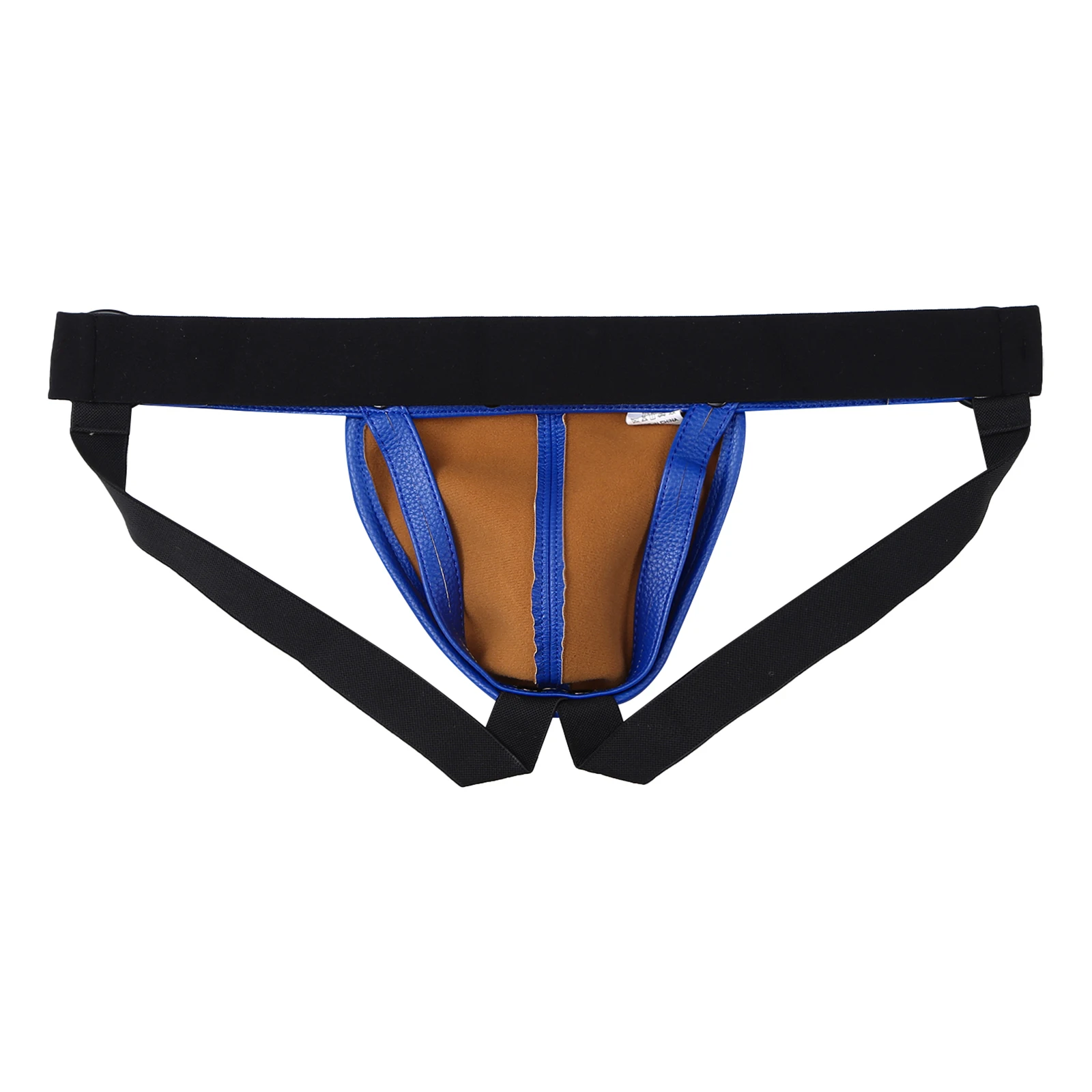 Мужские трусики-стринги из лакированной кожи с эффектом металлик, съемный выпуклый чехол, бандаж, нижнее белье, трусы, сексуальное нижнее белье, трусы