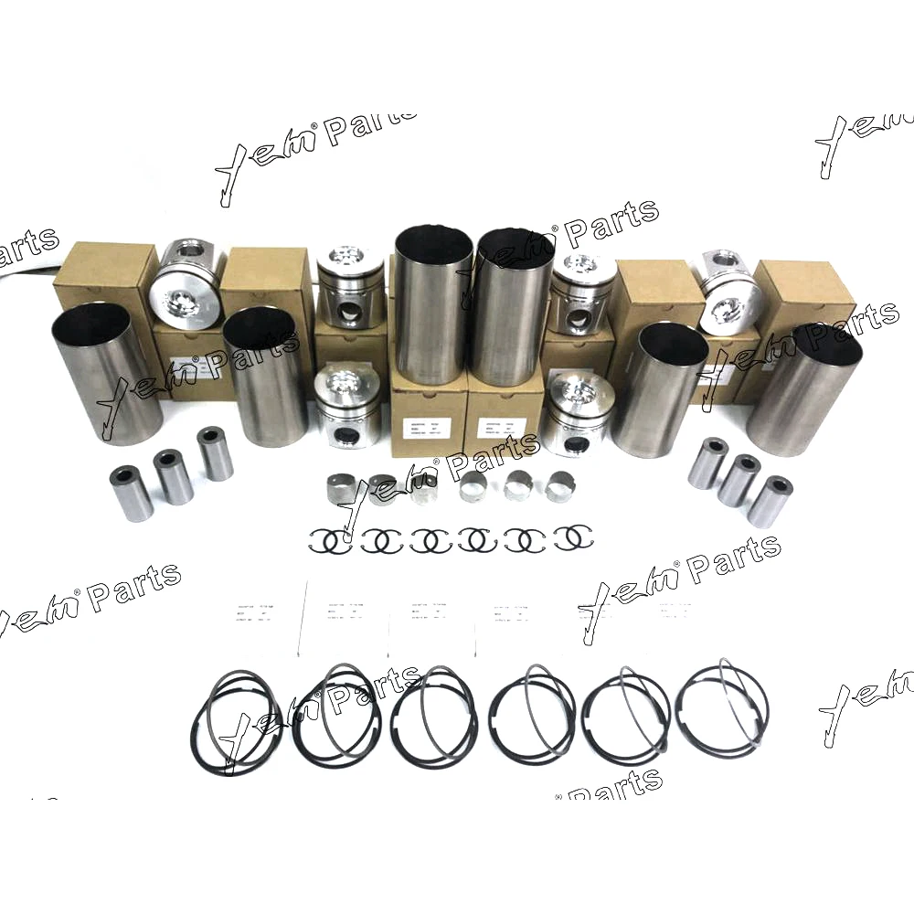 Practical 6BT Overhaul Cylinder Liner Piston With Rings For Cummins engine part