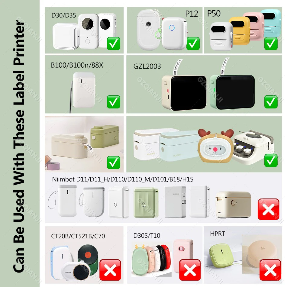 15mm Continuous Label Printer Sticker Waterproof Self-adhesive Thermal Label Tape for P15 Marklife P12 P11 L12 PRT M11