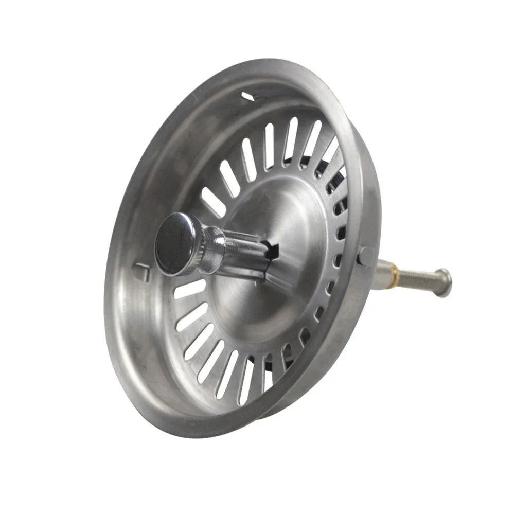 

Replacement Sink Strainer Basket in SUS304 Stainless Steel 92mm Size for Efficient Waste Filtering and Leak Protection
