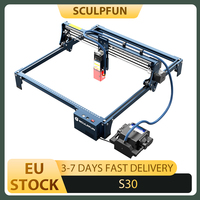SCULPFUN S30 5W Laser Engraver Cutter Automatic Air-assist 0.06*0.06mm Laser Focus 32-bit Motherboard Engraving Size 410*400mm