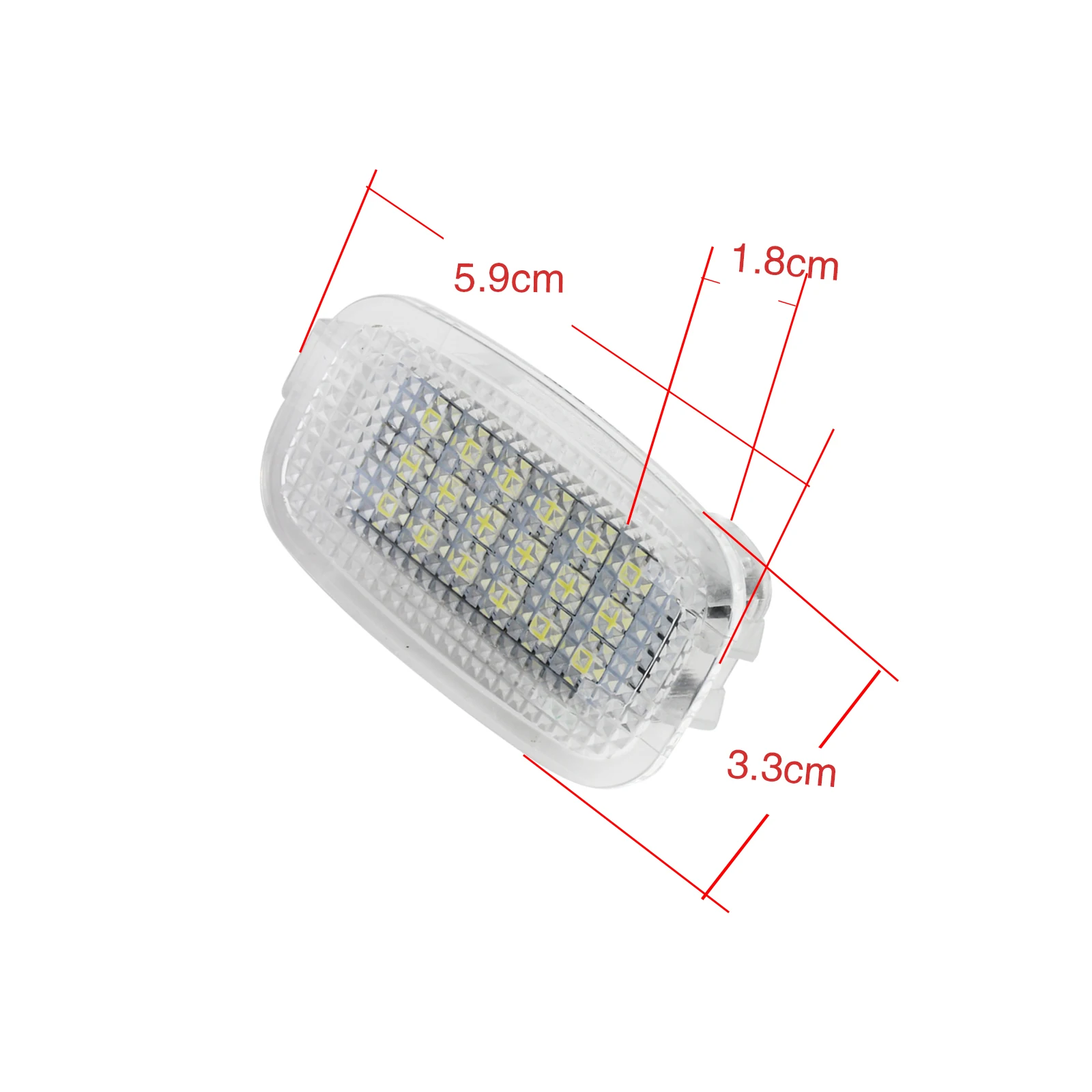 ANGRONG 2x LED Courtesy Door Footwell Luggage Trunk Light For Mercedes Benz W204 W216 W212 C207 X204 GLK W221 R230