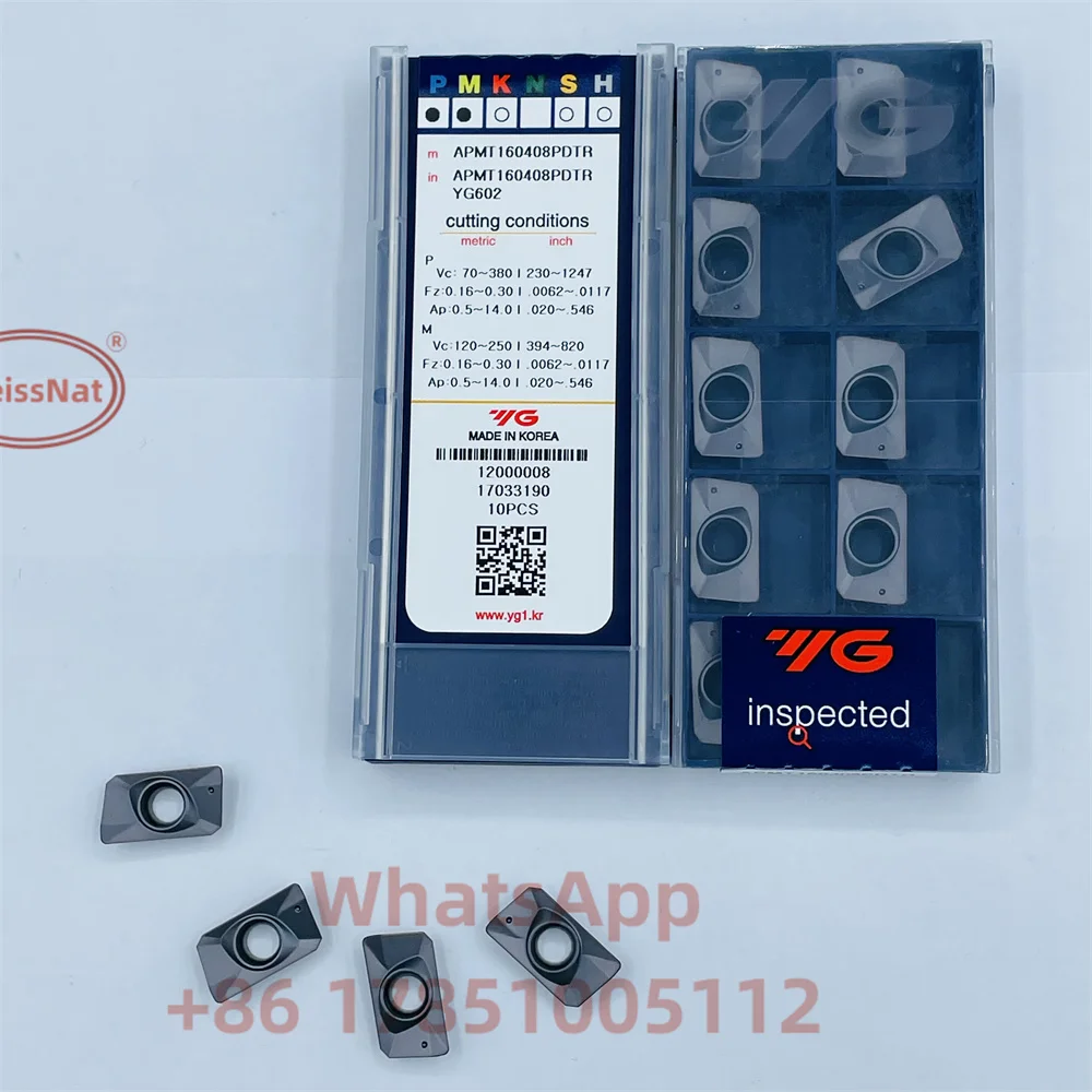 YG-1 APMT113504PDTR APMT113508PDTR APMT160408PDTR APMT1604PDTR YG602 APGT160408-AL YG50 APMT Inserts