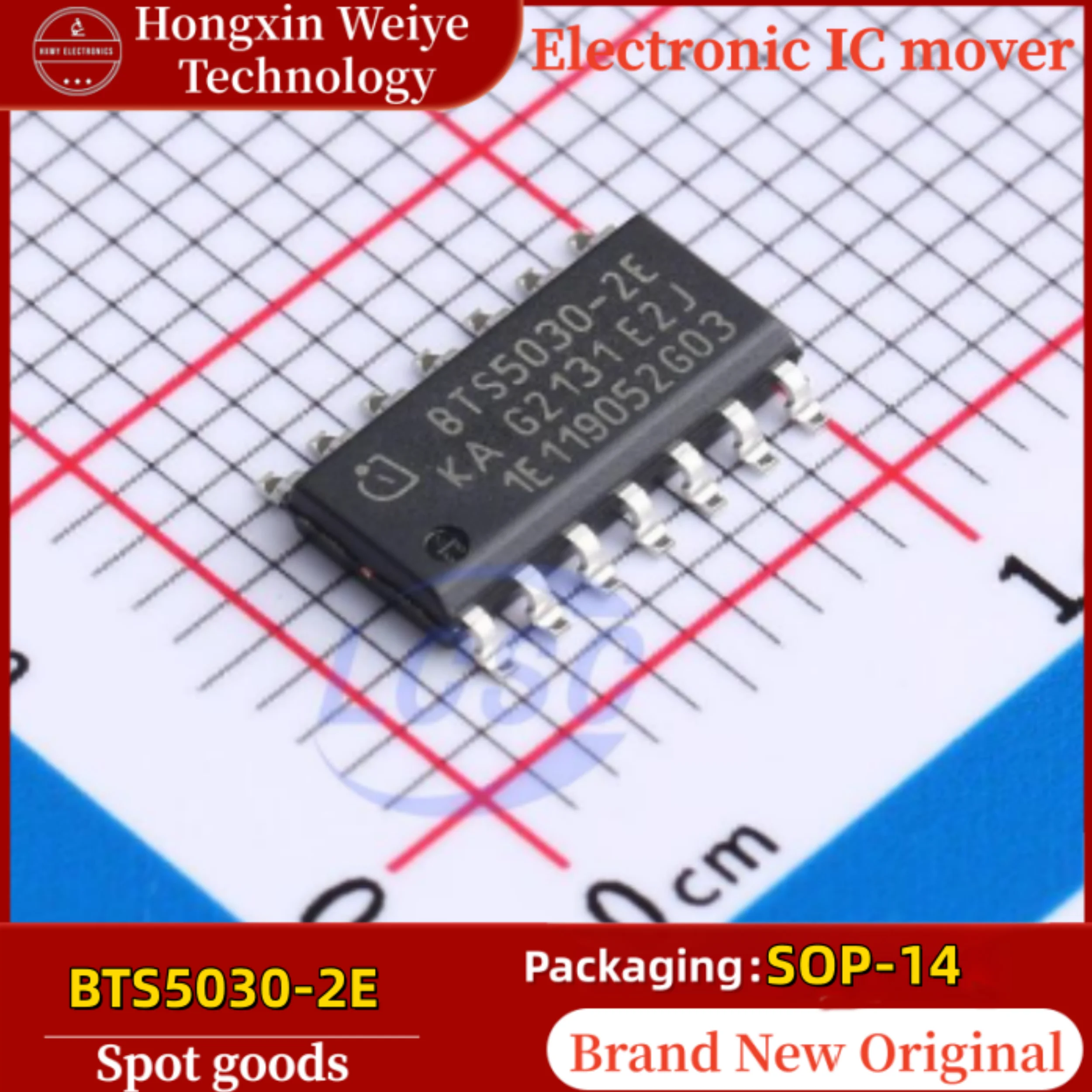 

10/50 PCS BTS5030-2E SOP-14 BTS5030 Power Electronic Switch Automotive ECU Steering Control Chip Brand New In Stock