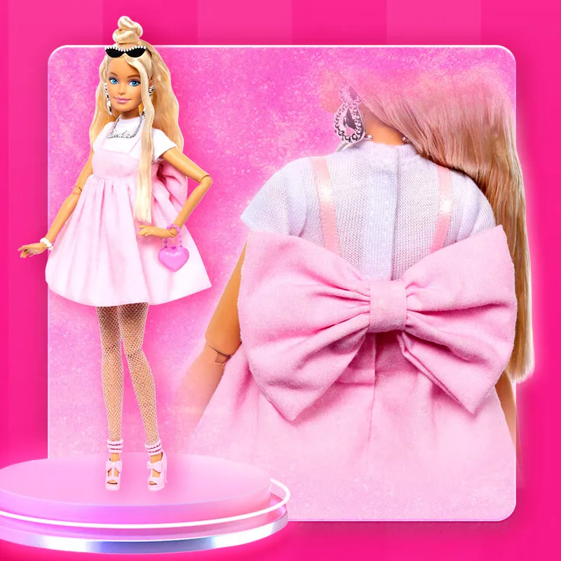 متنوعة الأصلي ماتيل باربي ديلوكس نمط دمية أشقر للفتيات مفصلية المفاصل لعب للأطفال عيد ميلاد هدية الكريسماس