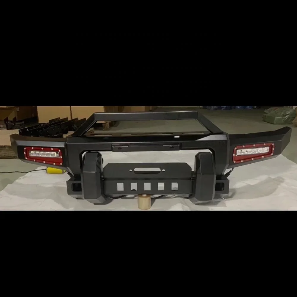 المصد الأمامي مايكر قطع غيار السيارات الطرق الوعرة لسوزوكي جيمي 98-18 4x4 سيارة الصلب الجبهة مصدات الحرس الثيران الثور بار