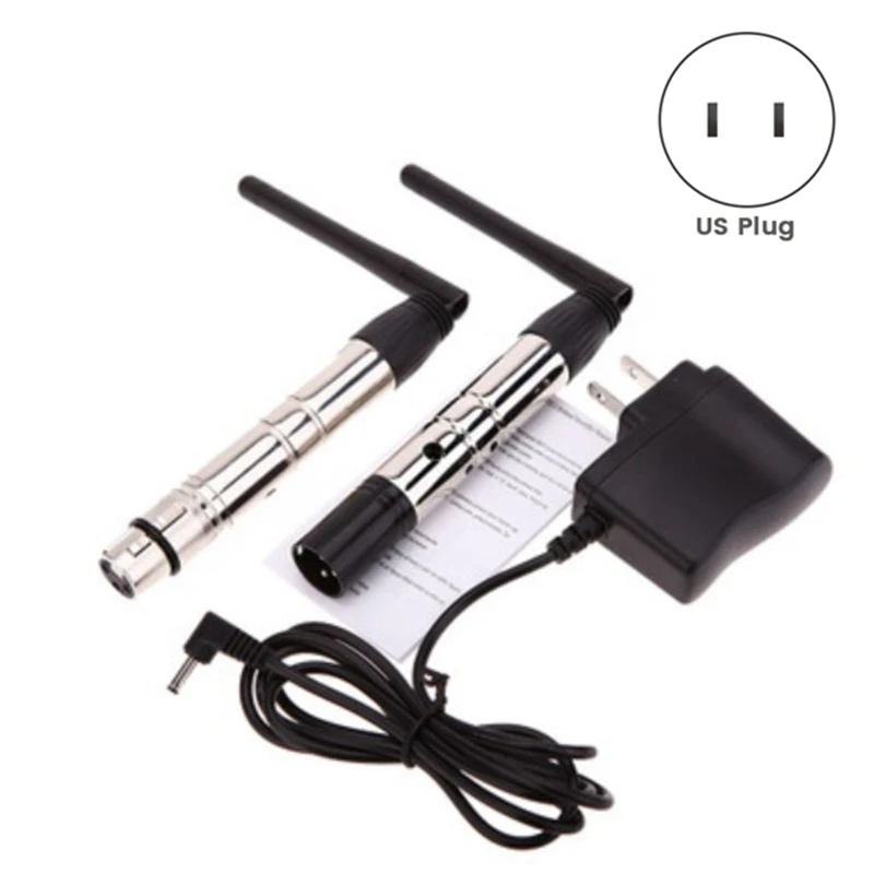Wireless DMX512 Controller Stage Light Receiver DMX512 Console Transmitter Wireless Transceiver With US Plug Durable Easy To Use