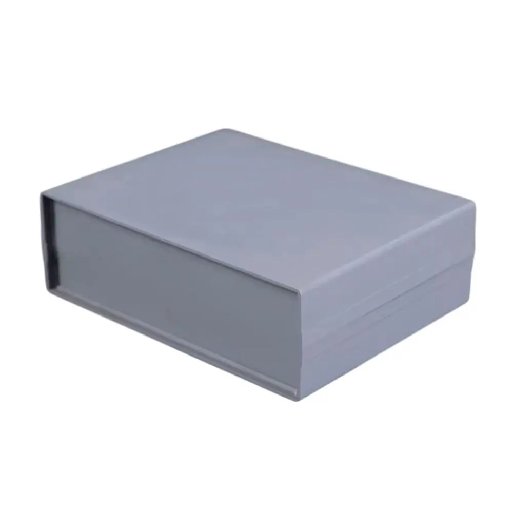 Caja de plástico ABS para proyectos electrónicos, carcasa impermeable para instrumentos, color gris, bricolaje