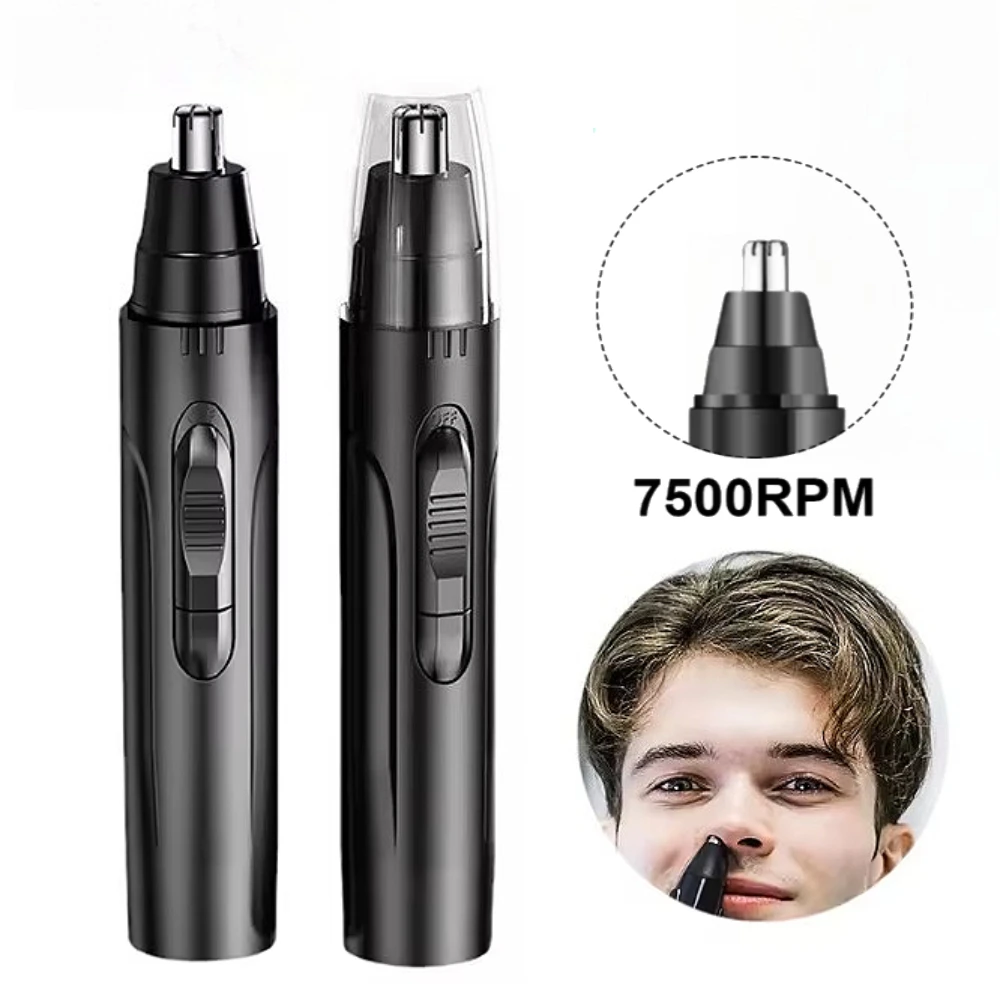 

Электрический триммер для волос в носу для мужчин, перезаряжаемые ножницы для волос в носу, очиститель для носа, бритва для волос в носу и грумер