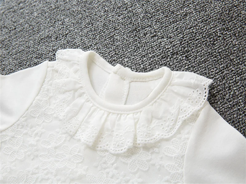 Lace White Wedding Dress for Newborn Baby Girl Clothes Set Summer Spring Pirncess Girls Dresses