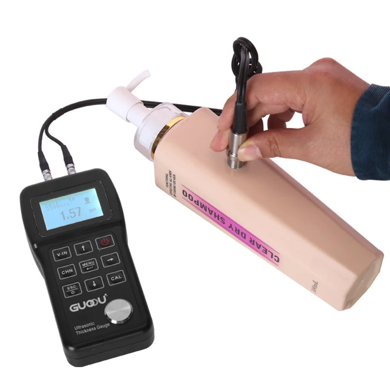 Digital Metal Glass Ceramic Plastic Portable Ultrasonic Thickness Gauge