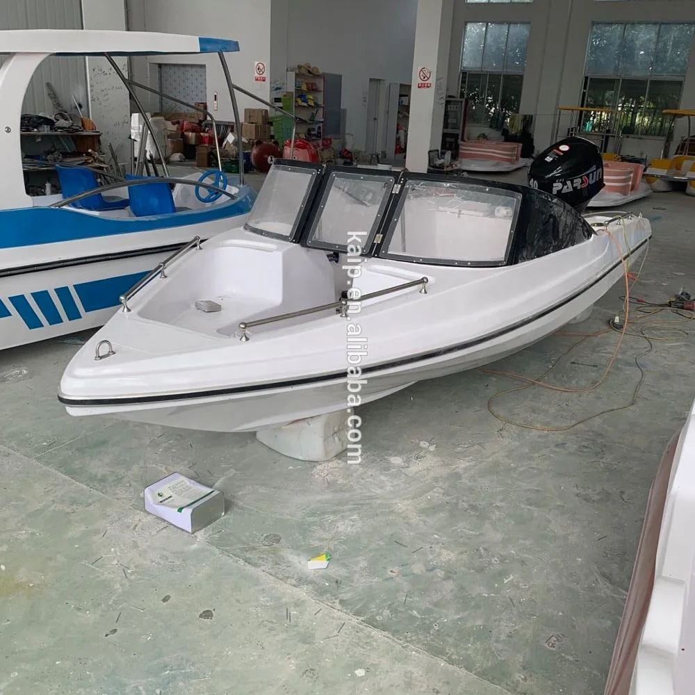 Cheap 6 seats fiberglass fishing bait Speed boat yacht Water Play Equipment
