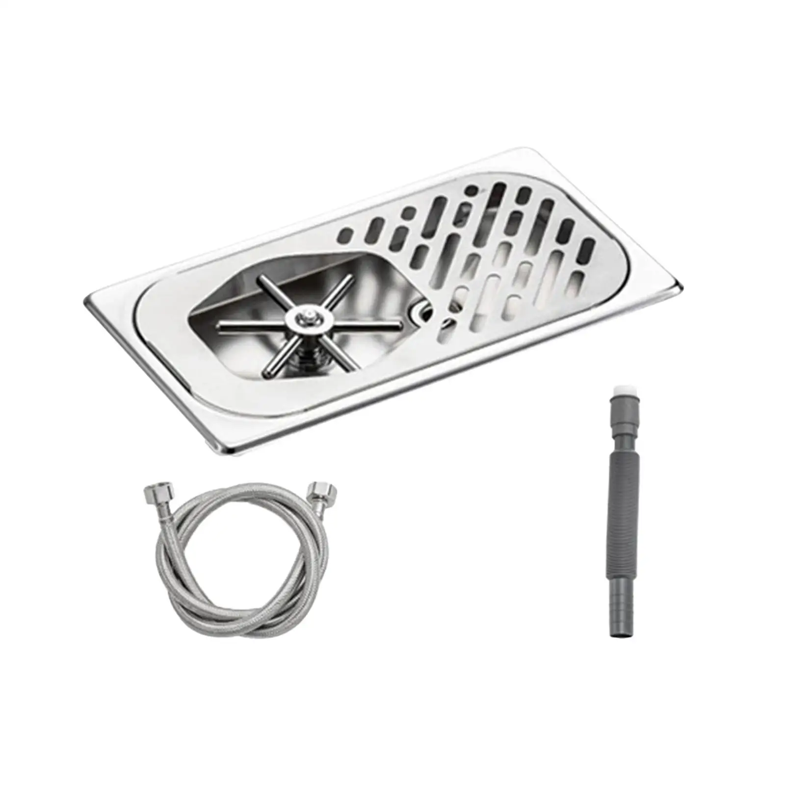 

Glass Cup Rinser Replacement Easy Installation Automatic Drain and Drip Tray