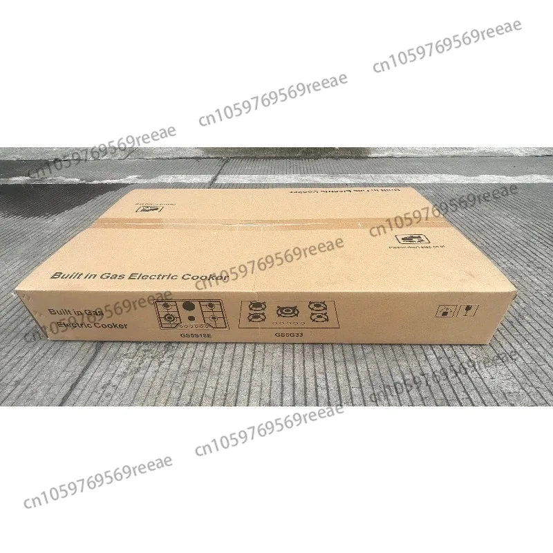 Liquefied gas stove 4 gas 2 electric recessed stove, kitchen household stove