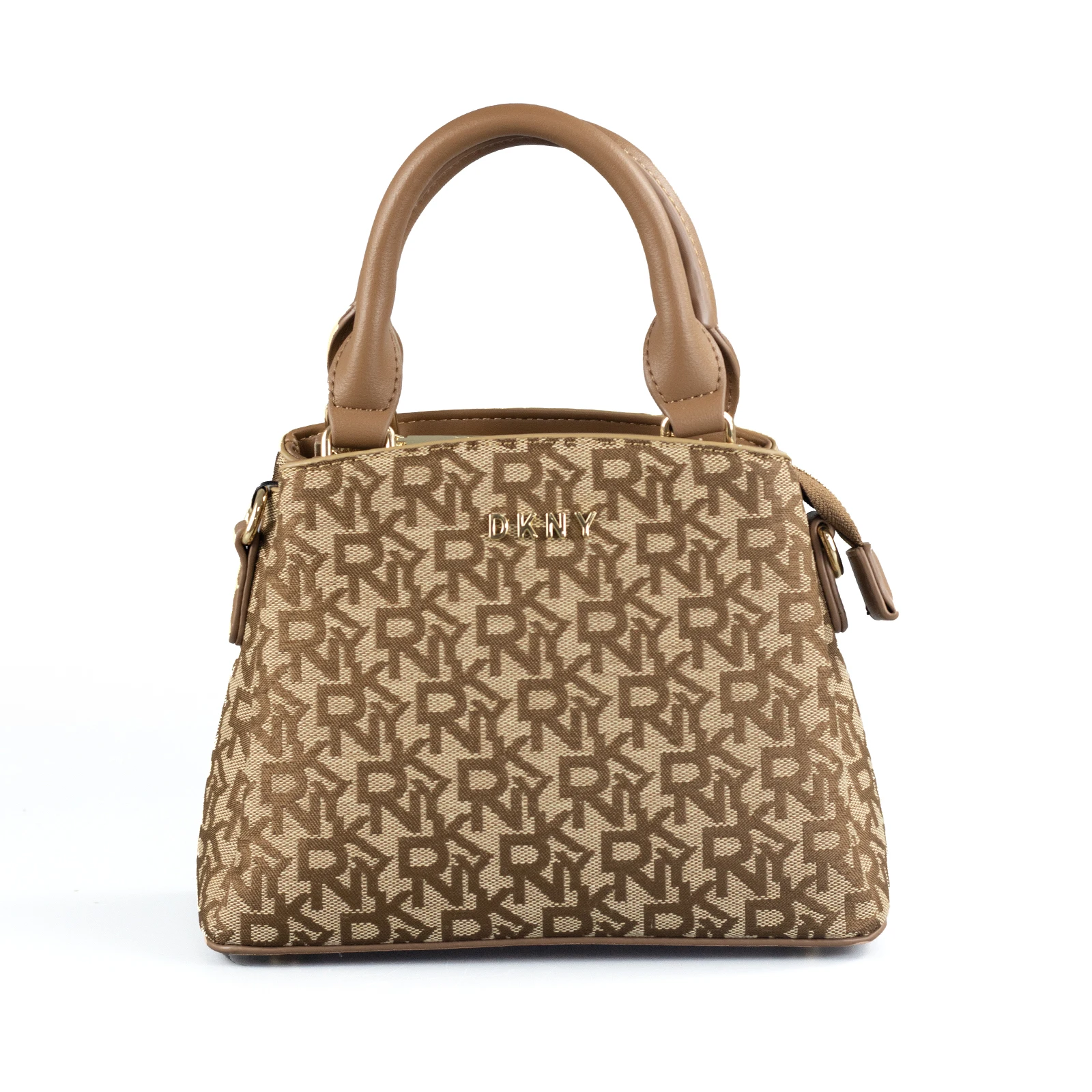 Women Bags Dkny - DKNY Damen Mini-Handtasche, Allover-Monogramm-Jacquard-Design, abnehmbarer Riemen,