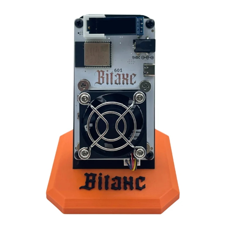 AT29-Bitaxe Gamma 601 BTC Solo Miner مع حامل 1.2TH/S 18W Bitcoin BTC Miner BM1370 Asic Chip من Antminer S21 Pro